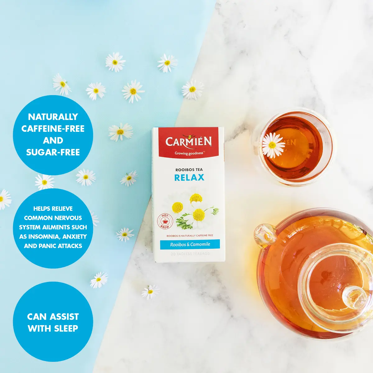 Relax with Camomile (20 Teabags) - Image 6