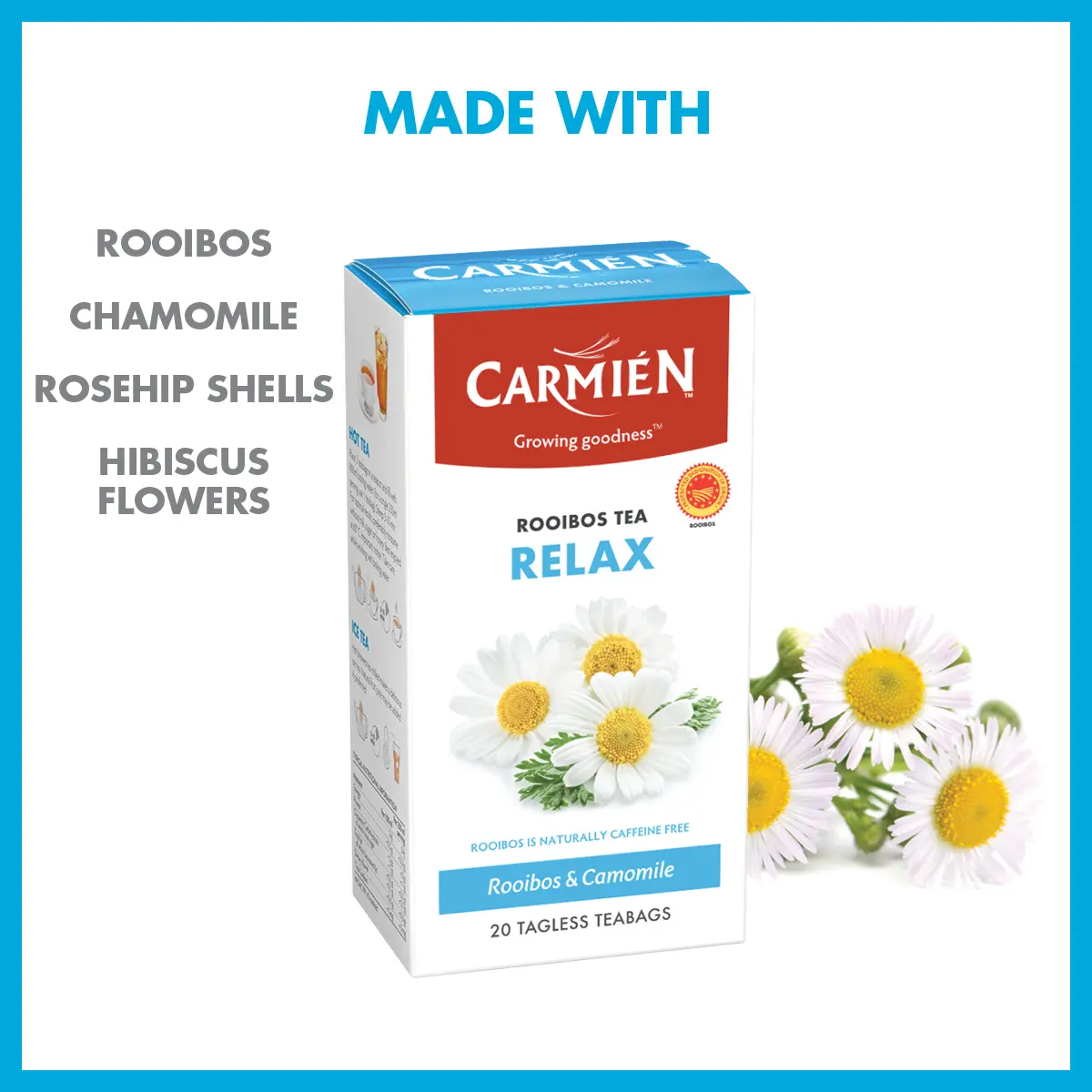 Relax with Camomile (20 Teabags) - Image 3