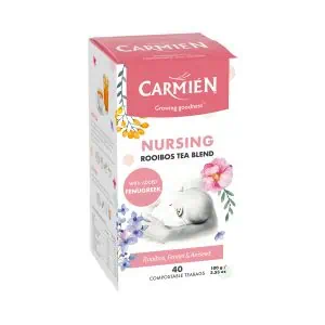 Nursing Tea with Fenugreek & Fennel for Breastfeeding Support.