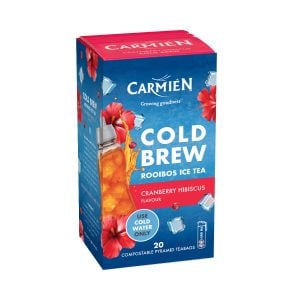 Cranberry Hibiscus Cold Brew Rooibos Tea (20 Teabags)