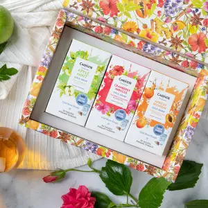 Cold Brew Gift Box: Apple Mint, Cranberry Hibiscus, Apricot Blossom (3 x 20 Teabags)