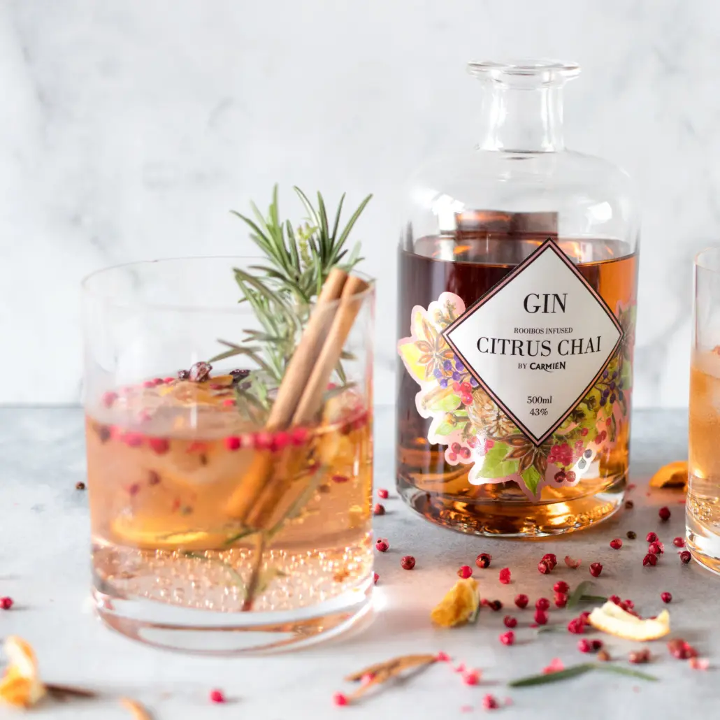 Rooibos Distilled Gin - Citrus Chai (500ml) - Image 2