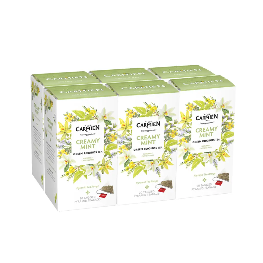Creamy Mint Multi-Pack (6 x 20 Pyramid Teabags)