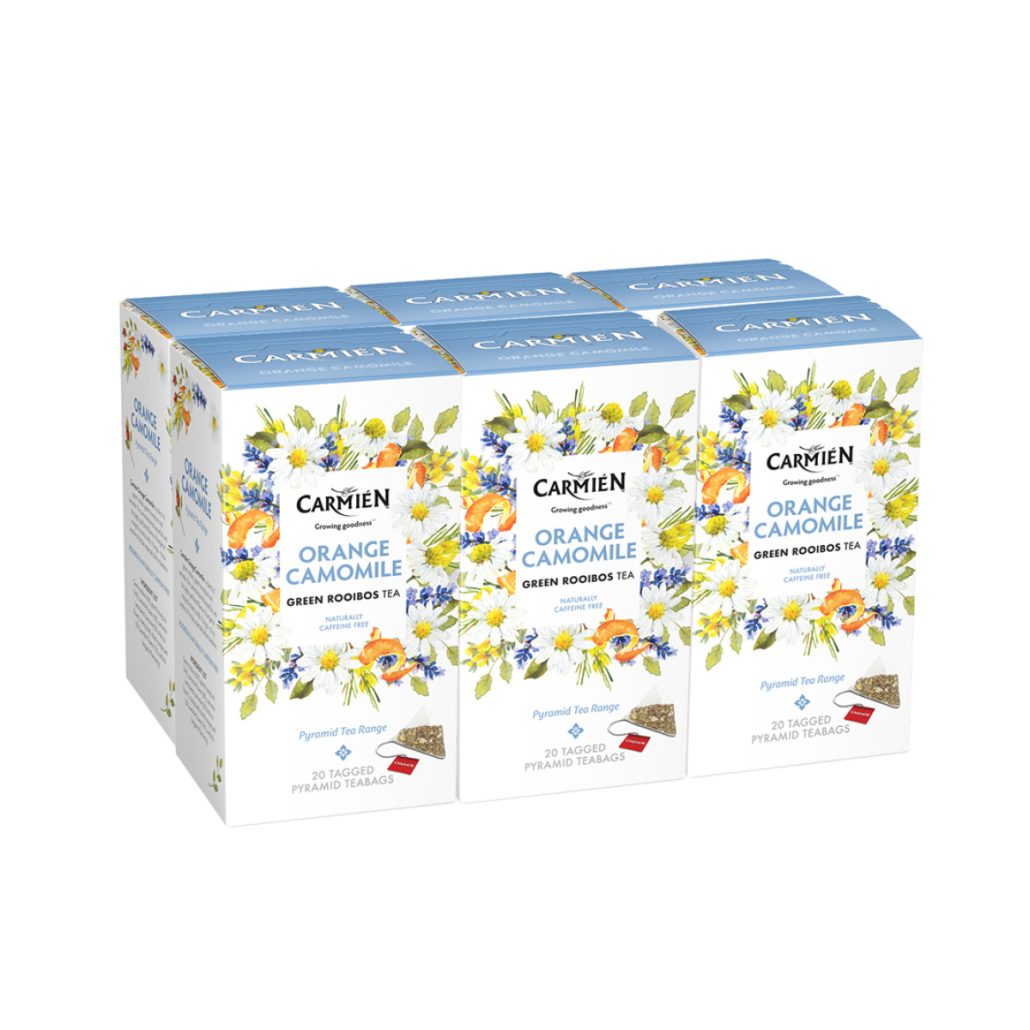 Orange Chamomile Multi-Pack (6 x 20 Pyramid Teabags)