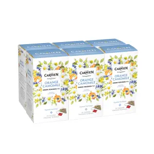 Orange Camomile Multi-Pack (6 x 20 Pyramid Teabags)