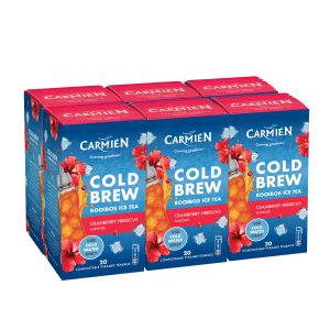Cranberry Hibiscus Cold Brew Tea Multi-Pack (6 x 20 Teabags)