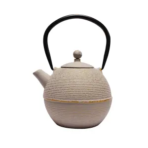 Cast Iron Teapot - Warm Grey (700ml)