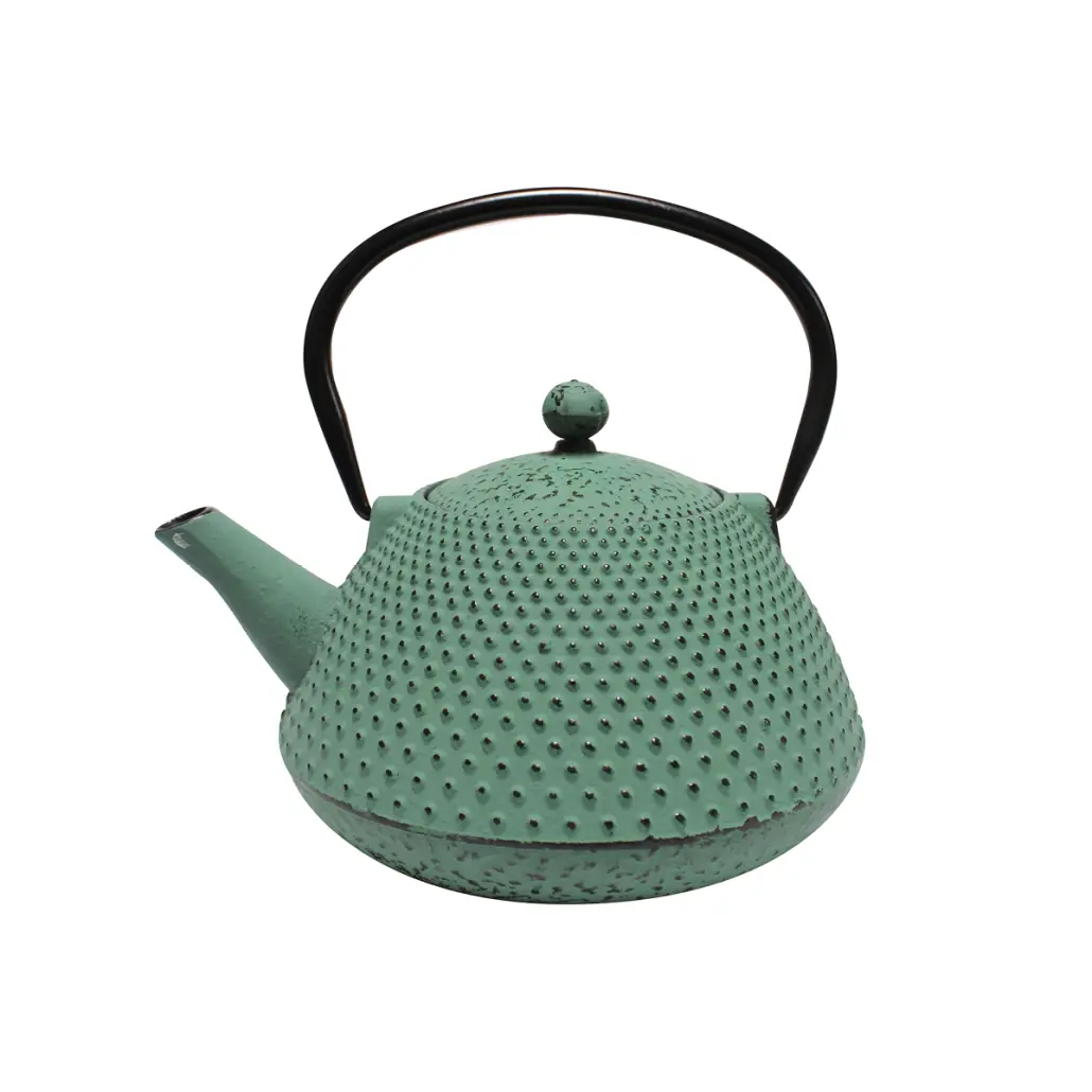 Cast Iron Teapot - Sage Pear-Shaped (700ml)