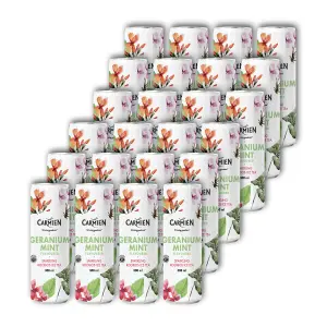 Geranium Mint Sparkling Ice Tea