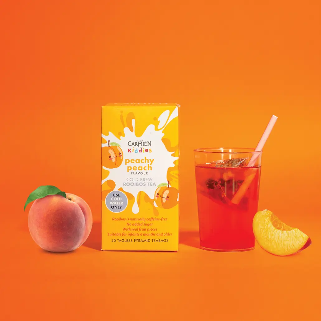 Peachy Peach Kiddies Cold Brew Tea Envelopes (90 x 2.5g) - Image 2