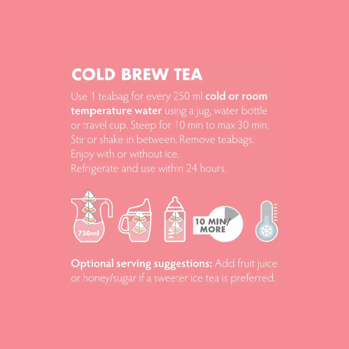 Berry Watermelon Kiddies Cold Brew Tea (20 Teabags) - Image 5