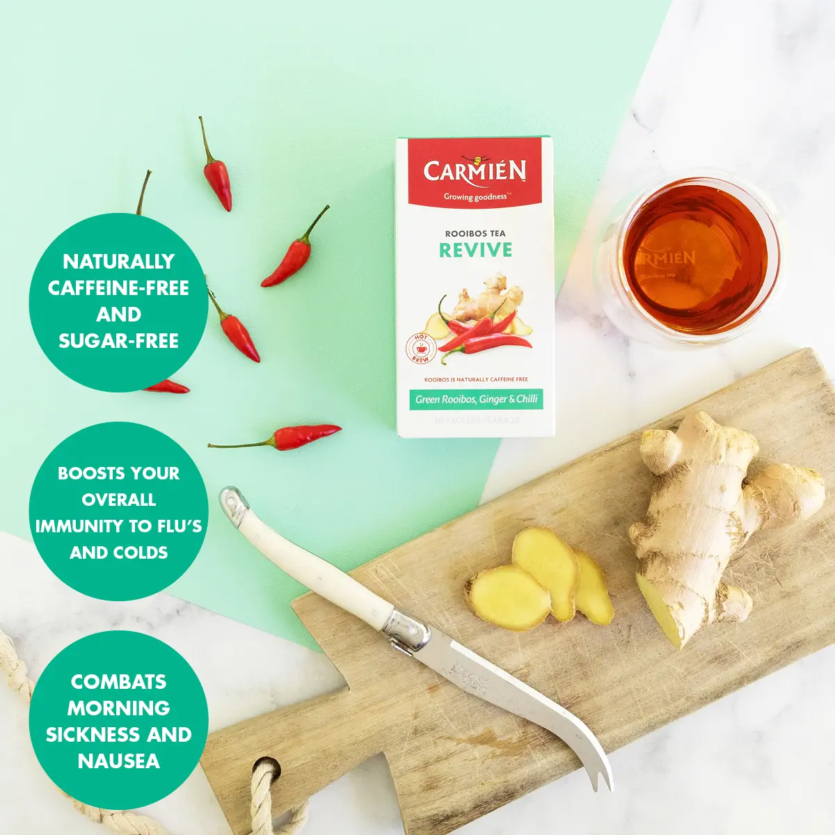 Revive with Ginger and Chilli (20 Teabags) - Image 8