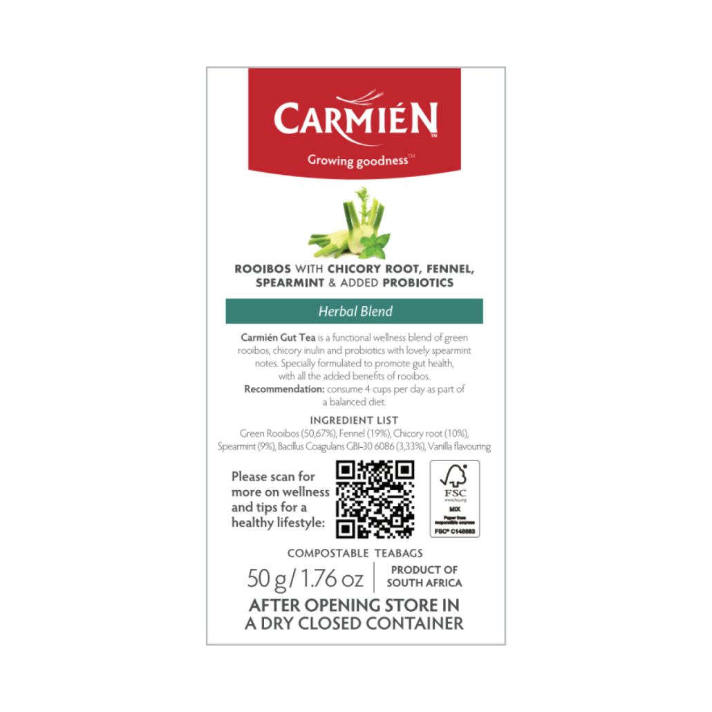 Gut with Probiotics and Chicory Root Fibre (20 Teabags) - Image 8