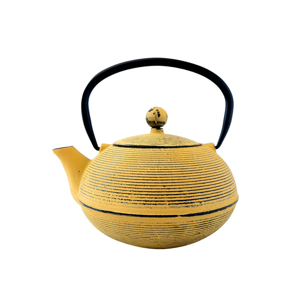 Cast Iron Teapot - Yellow (800ml)