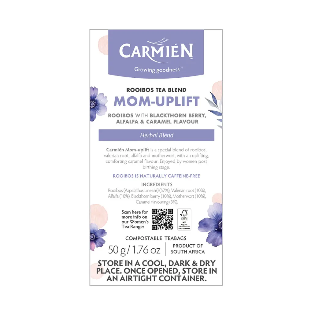 Carmién Mom-Uplift with Motherwort (20 Teabags) - Image 2