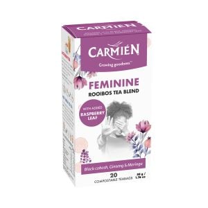 CarmiƩn Feminine with Raspberry Leaf (20 Teabags)