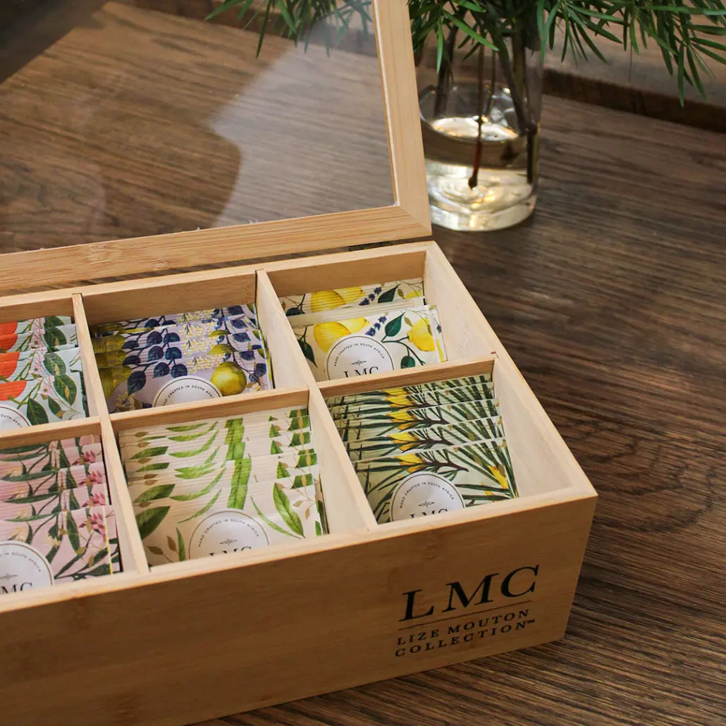 LMC Tea Tray with LMC Tea Envelopes (90 Envelopes) - Image 4