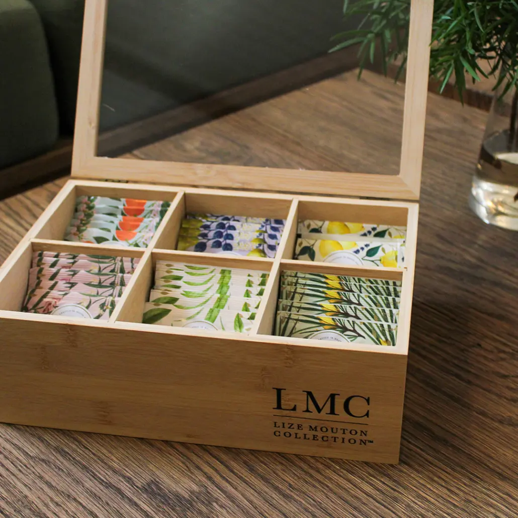 LMC Tea Tray with LMC Tea Envelopes (90 Envelopes) - Image 3