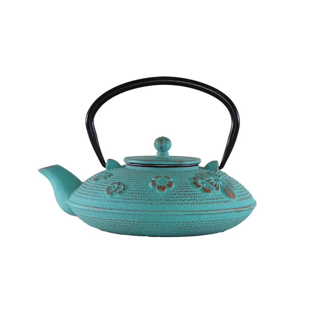 Cast Iron Teapot - Cyan (800ml)