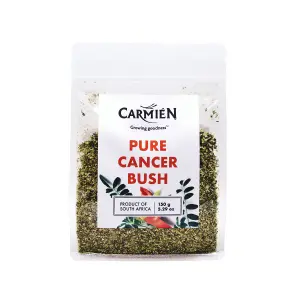 1. Pure cancer bush tea from South Africa, premium herbal remedy for wellness, 150g, natural health benefits, herbal tea, South African medicinal herbs, wellness tea.