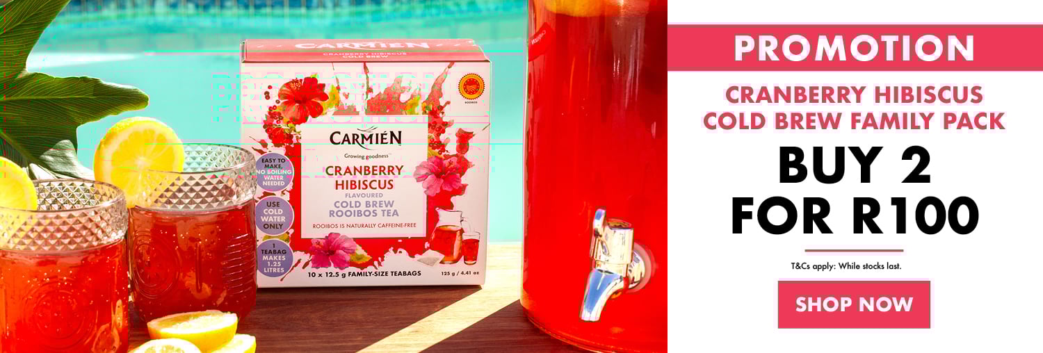 Promotion Cranberry Hibiscus Cold Brew 2 for R100