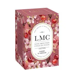 Enhance your wellness with LMC Cherry & Hibiscus herbal tea, featuring natural cherry and hibiscus flavors. Perfect for a refreshing, antioxidant-rich beverage.