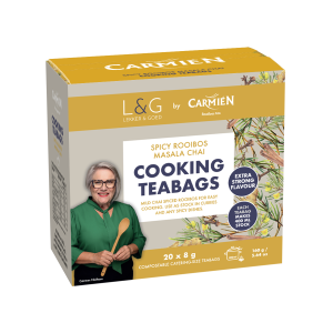 Lekker & Goed Spicy Rooibos Masala Chai (20 x 8g Cooking Teabags)